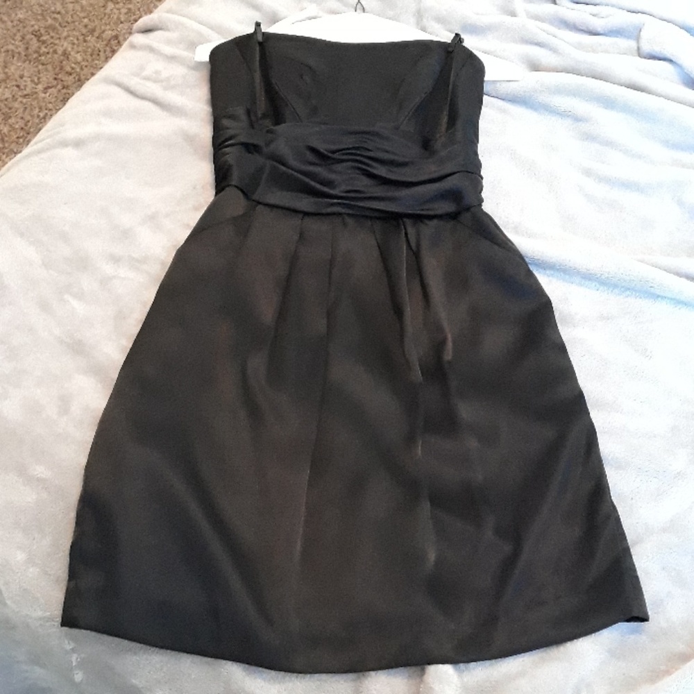 Size 6 David's Bridal Black Evening Dress